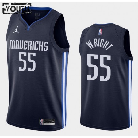 Dres Dallas Mavericks Delon Wright 55 2020-21 Jordan Brand Statement Edition Swingman - Dječji